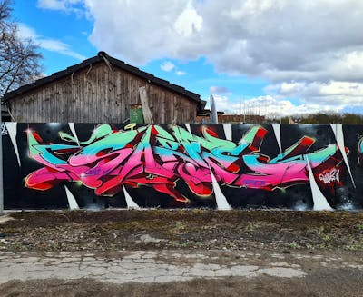 Colorful Stylewriting by Saife. This Graffiti is located in Dortmund, Germany and was created in 2022.