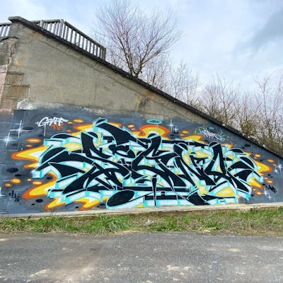 Black and Colorful Stylewriting by Signo. This Graffiti is located in France and was created in 2024.