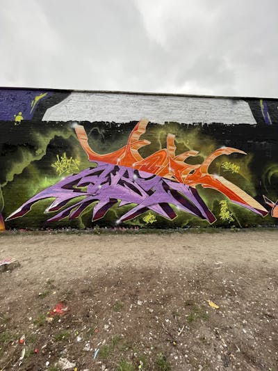 Colorful Stylewriting by Abik. This Graffiti is located in Berlin, Germany and was created in 2021.