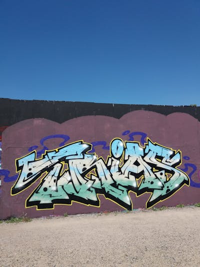 Colorful Stylewriting by Trias. This Graffiti is located in Germany and was created in 2023. This Graffiti can be described as Stylewriting and Wall of Fame.