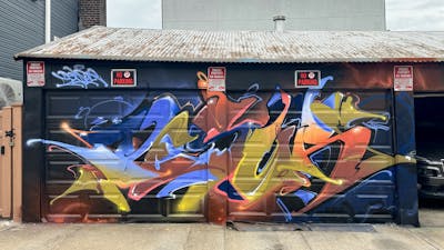 Colorful Stylewriting by Desur and New Cru. This Graffiti is located in New York, United States and was created in 2023.
