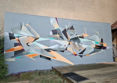 Grey and Colorful Stylewriting by Dr Clark. This Graffiti is located in Metz, France and was created in 2022. This Graffiti can be described as Stylewriting and Futuristic.