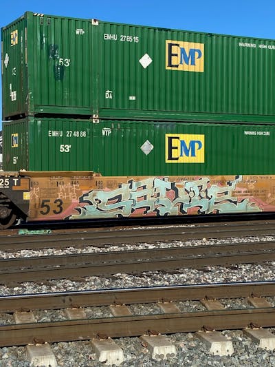 Light Blue Stylewriting by Savie. This Graffiti is located in United States and was created in 2023. This Graffiti can be described as Stylewriting, Trains and Freights.