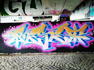 Colorful Stylewriting by Reset. This Graffiti is located in Hannover, Germany and was created in 2022.