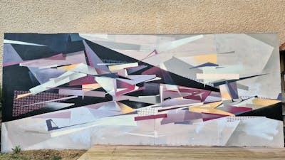 Colorful Stylewriting by Dr Clark. This Graffiti is located in Metz, France and was created in 2020. This Graffiti can be described as Stylewriting, Futuristic and Canvas.