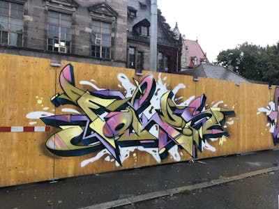 Colorful Stylewriting by FOKUS.81. This Graffiti is located in Nürnberg, Germany and was created in 2019.