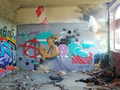 Colorful Stylewriting by Aser. This Graffiti is located in Leipzig, Germany and was created in 2022. This Graffiti can be described as Stylewriting and Abandoned.