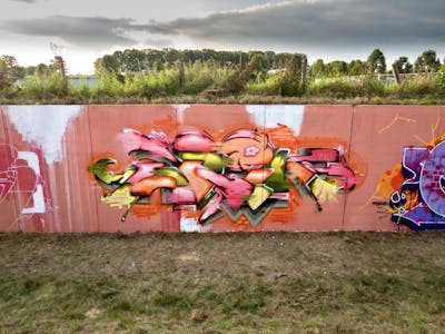 Coralle Stylewriting by ARIK. This Graffiti is located in Germany and was created in 2022. This Graffiti can be described as Stylewriting and Wall of Fame.