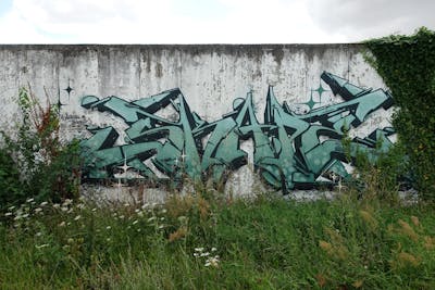 Cyan and Black Stylewriting by S.KAPE289 and Skape289. This Graffiti is located in Germany and was created in 2020. This Graffiti can be described as Stylewriting, Atmosphere and Abandoned.
