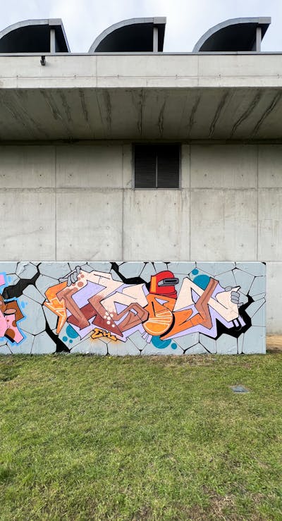 Colorful Stylewriting by Asot. This Graffiti is located in Poland and was created in 2022.