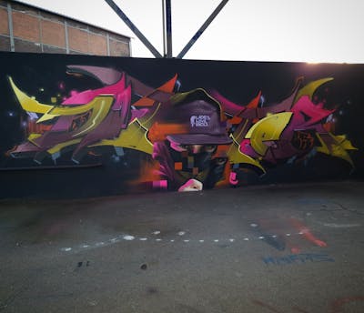 Black and Colorful Stylewriting by Dater and Mister Oreo. This Graffiti is located in Duisburg, Germany and was created in 2023. This Graffiti can be described as Stylewriting, Characters and Wall of Fame.