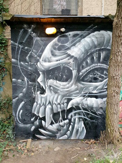Grey Characters by angst. This Graffiti is located in Germany and was created in 2024.