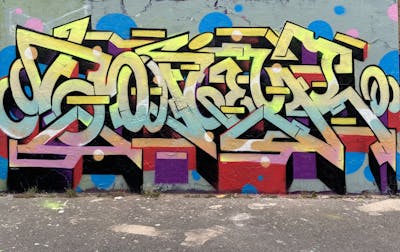 Colorful and Beige Stylewriting by Toner2 and OTZ Crew. This Graffiti is located in Luxembourg, Luxembourg and was created in 2023.