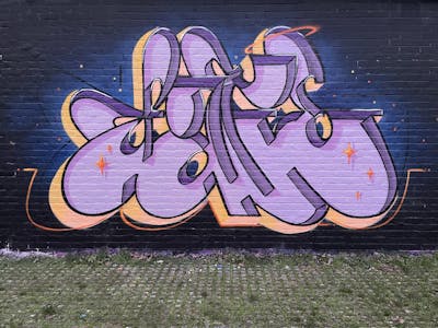 Coralle and Colorful Stylewriting by Fate.01. This Graffiti is located in London, United Kingdom and was created in 2022. This Graffiti can be described as Stylewriting and Wall of Fame.