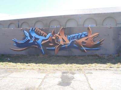 Light Blue and Brown and Grey Stylewriting by Utopia. This Graffiti is located in Germany and was created in 2018. This Graffiti can be described as Stylewriting and 3D.