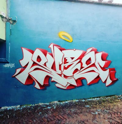 White and Red Stylewriting by SUR2. This Graffiti is located in Belgium and was created in 2023.