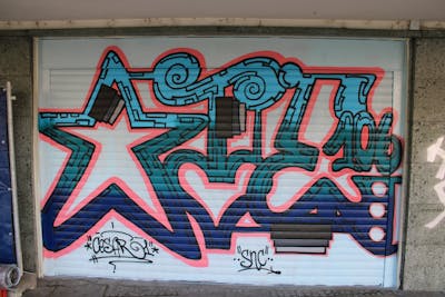 Colorful Stylewriting by CesarOne.SNC. This Graffiti is located in Frankfurt am Main, Germany and was created in 2020.