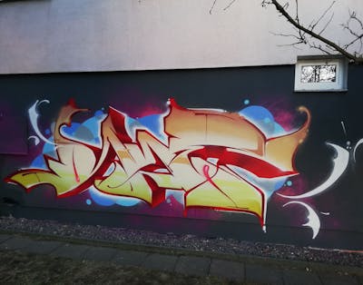 Colorful Stylewriting by Roweo and mtl crew. This Graffiti is located in Saalfeld (Saale), Germany and was created in 2022.
