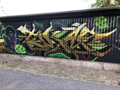 Colorful Stylewriting by Skaf, ATC and ONB. This Graffiti is located in Leipzig, Germany and was created in 2022. This Graffiti can be described as Stylewriting and Characters.