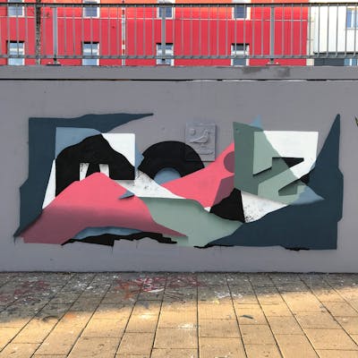 Colorful Stylewriting by Toyz, OneTwo, Myb and Terazos. This Graffiti is located in Wien, Austria and was created in 2020. This Graffiti can be described as Stylewriting, Futuristic and Wall of Fame.