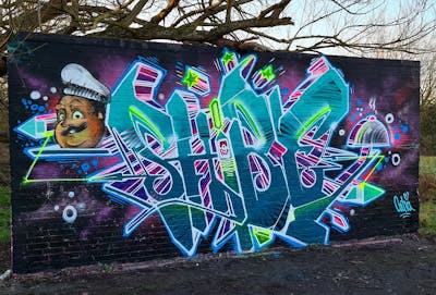 Colorful Stylewriting by Shibe. This Graffiti is located in London, United Kingdom and was created in 2022.