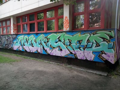 Colorful Stylewriting by MONSTA. This Graffiti is located in Hamburg, Germany and was created in 2023.
