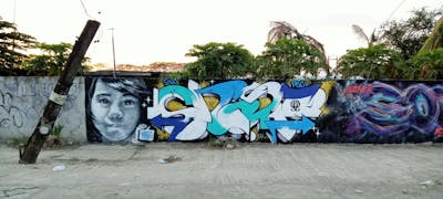 Colorful and Grey Characters by Snap one. This Graffiti is located in Philippines and was created in 2021. This Graffiti can be described as Characters and Stylewriting.