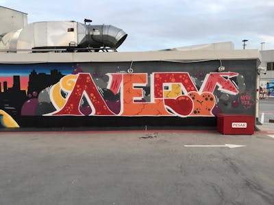 Red and Orange and Grey Stylewriting by Nerv. This Graffiti is located in Novi Sad, Serbia and was created in 2022.