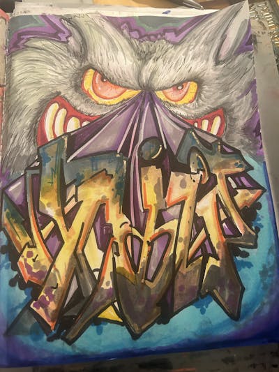 Colorful Blackbook by XQIZIT. This Graffiti is located in Jamaica Queens NY, United States and was created in 2023. This Graffiti can be described as Blackbook.