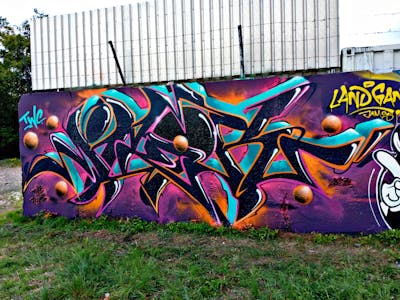 Colorful Stylewriting by Sevenhells and Imor. This Graffiti is located in Hettstedt, Germany and was created in 2023.