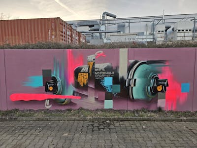 Colorful Characters by Mister Oreo. This Graffiti is located in Leverkusen, Germany and was created in 2023.