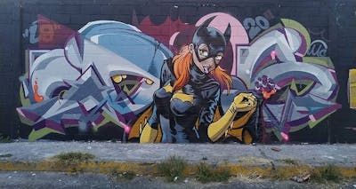 Grey and Colorful Stylewriting by Odes. This Graffiti is located in Mexico city, Mexico and was created in 2020. This Graffiti can be described as Stylewriting and Characters.