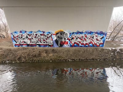 Colorful Stylewriting by Tensoe, CTR and sweetman.. This Graffiti is located in Toronto, Canada and was created in 2021. This Graffiti can be described as Stylewriting and Characters.