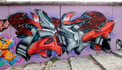 Colorful Stylewriting by Tinto. HDP Crew. This Graffiti is located in Sevilla, Spain and was created in 2021. This Graffiti can be described as Stylewriting and Wall of Fame.