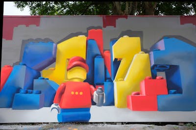 Colorful Characters by Go Gonzo. This Graffiti is located in copenhagen, Denmark and was created in 2021. This Graffiti can be described as Characters, Stylewriting, 3D and Streetart.