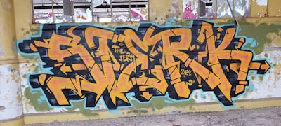 Orange Stylewriting by Sterk The Jerk. This Graffiti is located in Cleveland, United States and was created in 2024.