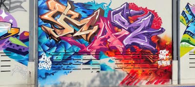 Colorful Stylewriting by ras. This Graffiti is located in Jakarta, Indonesia and was created in 2021.