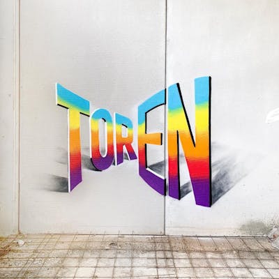 Colorful Stylewriting by Angeltoren and Toren. This Graffiti was created in 2021 but its location is unknown. This Graffiti can be described as Stylewriting, 3D, Futuristic and Special.