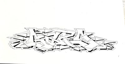 Black Blackbook by Gaps. This Graffiti is located in Leipzig, Germany and was created in 2024. This Graffiti can be described as Blackbook.