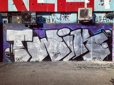 Chrome Stylewriting by TWIK. This Graffiti is located in Germany and was created in 2021. This Graffiti can be described as Stylewriting.