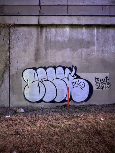 Chrome Street Bombing by Beca and Tko. This Graffiti is located in Tulsa, United States and was created in 2024. This Graffiti can be described as Street Bombing and Throw Up.