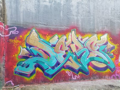 Colorful Stylewriting by Ders. This Graffiti is located in Moscow, Russian Federation and was created in 2022. This Graffiti can be described as Stylewriting and Abandoned.