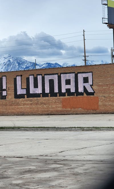 Coralle and Black Roll Up by LUNAR. This Graffiti is located in United States and was created in 2024.