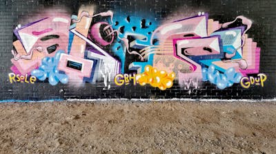 Colorful Stylewriting by Dkeg. This Graffiti is located in Leeds, United Kingdom and was created in 2021. This Graffiti can be described as Stylewriting, Futuristic and Wall of Fame.