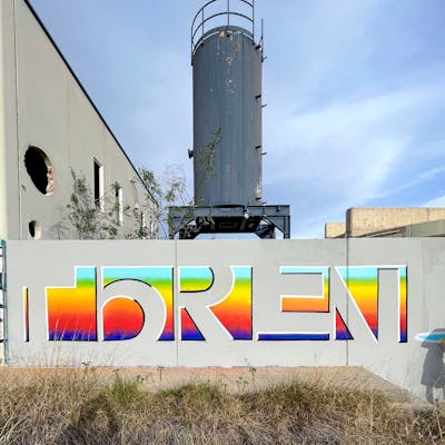 Colorful Stylewriting by Angeltoren. This Graffiti is located in Murcia, Spain and was created in 2023. This Graffiti can be described as Stylewriting, Streetart, Murals and Futuristic.