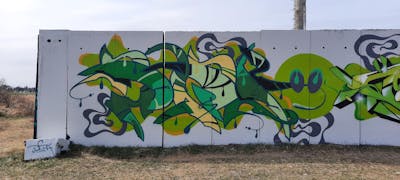 Light Green Stylewriting by Dipa. This Graffiti is located in Berlin, Germany and was created in 2022.