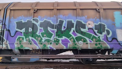 Colorful Stylewriting by REKS. This Graffiti is located in Sweden and was created in 2024.