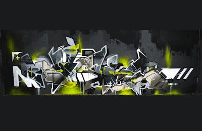Grey Stylewriting by Moseg and omseg. This Graffiti is located in Lörrach, Germany and was created in 2022.