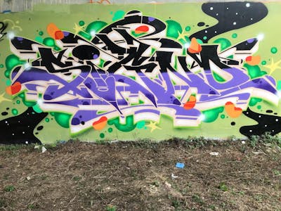 Colorful Stylewriting by Signo. This Graffiti is located in France and was created in 2022. This Graffiti can be described as Stylewriting and Abandoned.