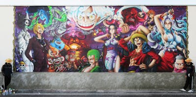 Colorful Characters by PLET. This Graffiti is located in Milan, Italy and was created in 2023. This Graffiti can be described as Characters, Streetart and Murals.